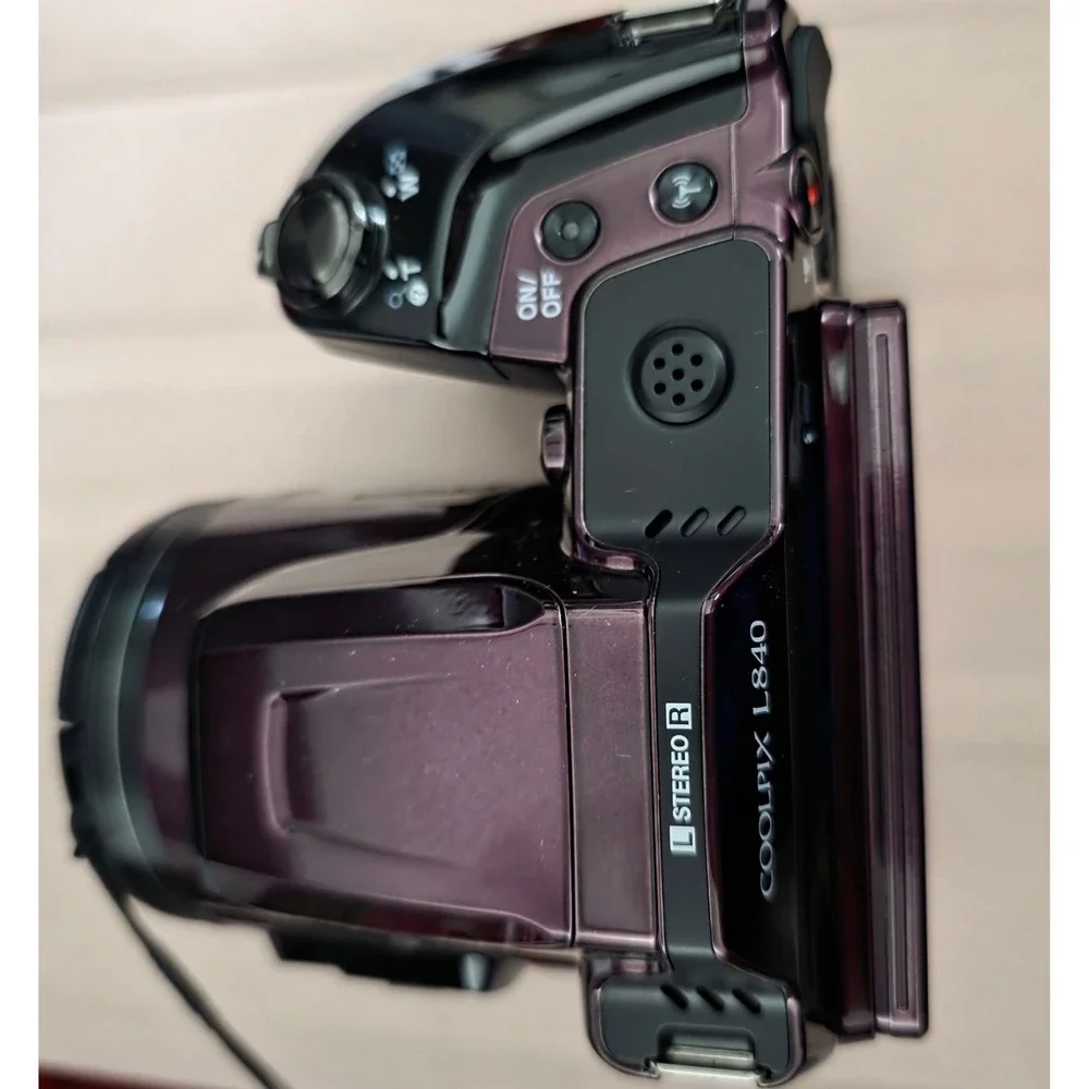 Nikon Coolpix L840 Digital Camera 38x Optical Zoom Plum Purple Wi-Fi 16.0MP
